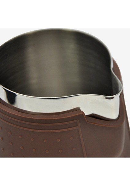 12 Oz. Paslanmaz Çelik Süt Köpürtme Tencere Buharlı Tencere Kartal Nozullu Isıya Dayanıklı Silikon Tutma Pedi Makinesi Latte,a (Yurt Dışından) fiyatları