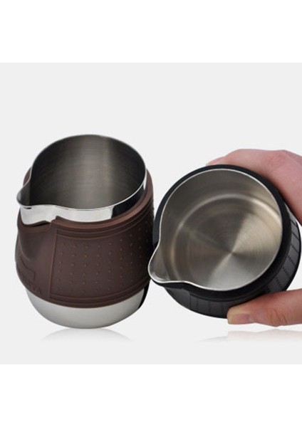 12 Oz. Paslanmaz Çelik Süt Köpürtme Tencere Buharlı Tencere Kartal Nozullu Isıya Dayanıklı Silikon Tutma Pedi Makinesi Latte,a (Yurt Dışından) modelleri