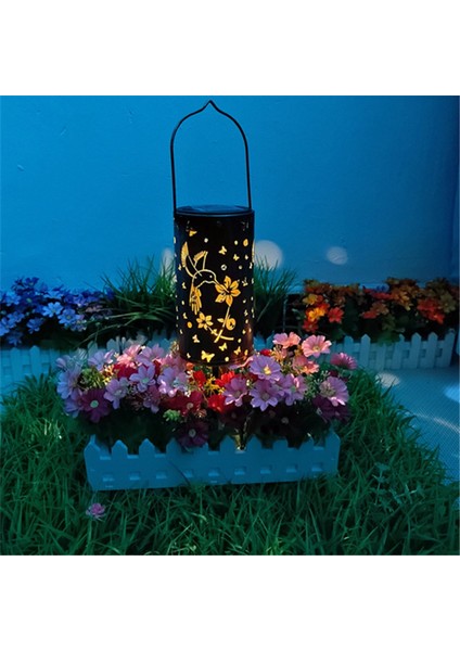 Kuş Kelebek Projeksiyon Lambası Ferforje Hollow Bahçe Avlu Güneş Fener Asılı Lamba Eklenebilir (Yurt Dışından) modelleri