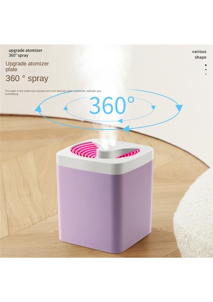3000 ml Hava Nemlendirici Çift Sprey Portu Uçucu Yağ Aromaterapi Difüzör Ev Lamba Ofis Için Serin Mist Maker Sisleyici (Yurt Dışından) fiyatları