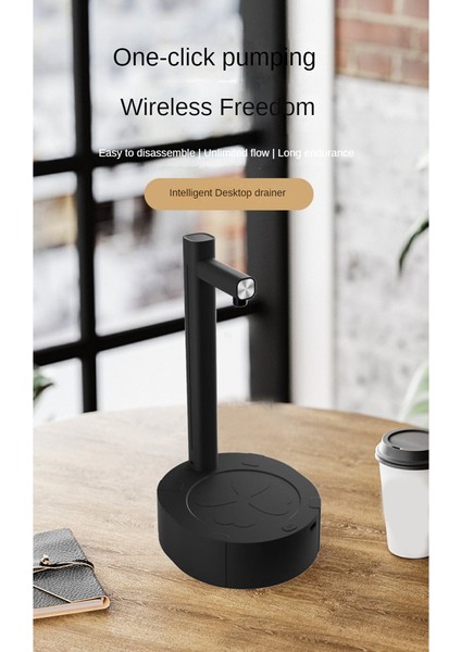 Taşınabilir Akıllı Masaüstü Elektrikli Su Sebili Şişe Namlulu Galon Pompa USB Otomatik Içme Suyu Makinesi (Yurt Dışından) modelleri