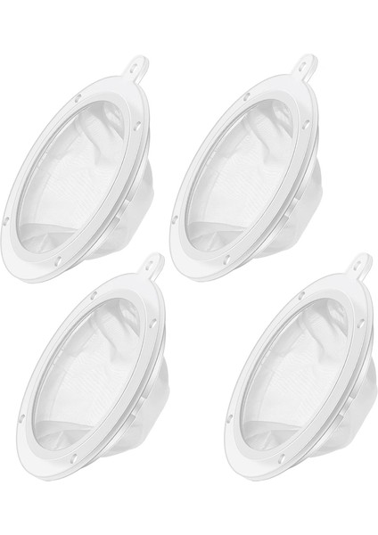 4 Adet 200 Örgü Gıda Filtresi Süzgeç Elek Ince Örgü Naylon Örgü Kevgir Plastik Örgü Elek Filtreleme Suyu Hunileri Için (Yurt Dışından)