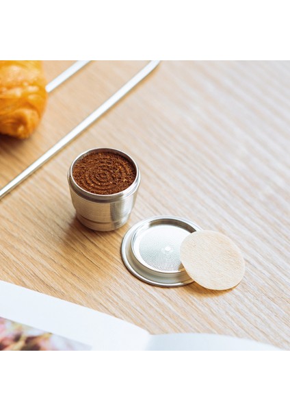 Nespresso Kapsülü Için 100 Adet Tek Kullanımlık Kahve Filtre Kağıdı, Yedek Kahve Filtre Kağıdı Astarı, Yeniden Doldurulabilir Kapsül (Yurt Dışından) modelleri