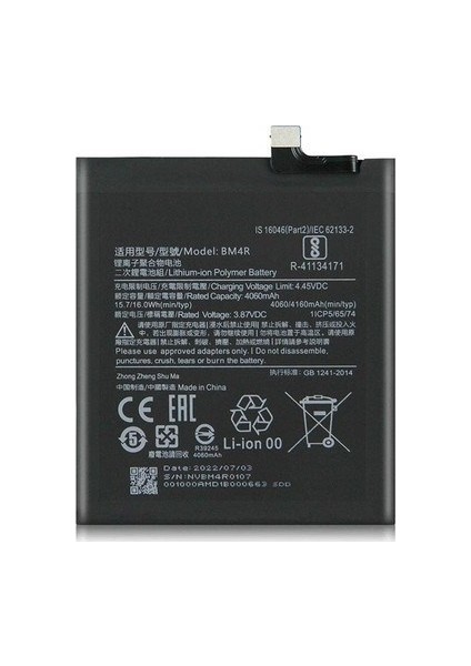 Xiaomi Mi 10 Lite Uyumlu Batarya BM4R