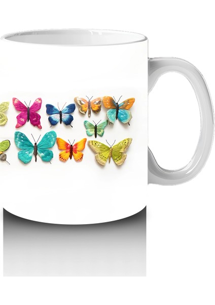 Çatlak Duvar Arasından Bakan Beyaz Kartal - Baskılı Kahve Kupası fırsatları