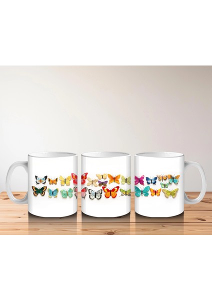 Çatlak Duvar Arasından Bakan Beyaz Kartal - Baskılı Kahve Kupası indirimleri