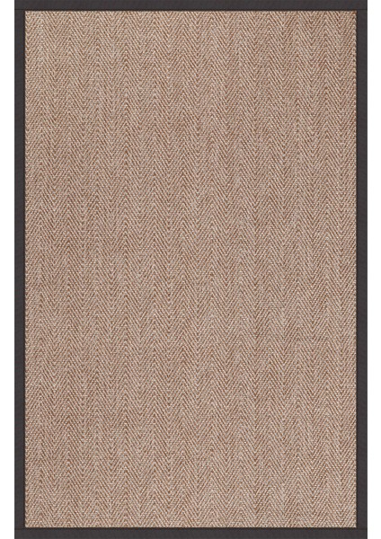 0408-ANTRASIT Kumaş Bordür Sisal Halı Kilim Hav Toz Vermez Kolay Temizlenen Hasır Kilim
