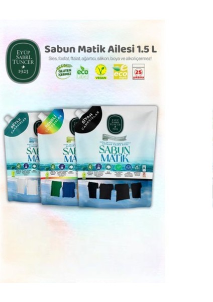 3'lü Çamaşır Yıkama Sıvısı Paketi 1500 ml ve Rosıe
