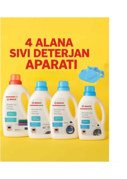 Deterjan Renkli ve Beyazlar Için Sıvı Deterjan Aparatı