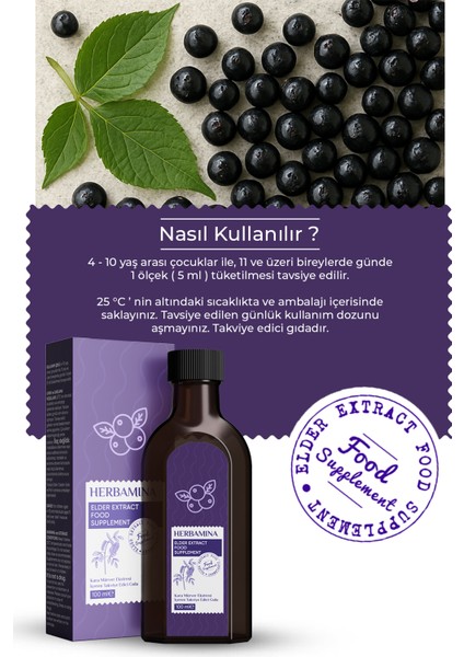 Karamürver Ekstresi Içeren Şurup 100 ml modelleri