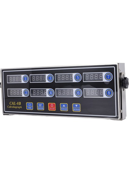 Cal-8b Taşınabilir Hesap Makinesi, 8 Kanal Dijital Zamanlayıcı, Mutfak Pişirme Zamanlaması LCD Ekran Saat Sallayarak Hatırlatma (Yurt Dışından) fırsatları