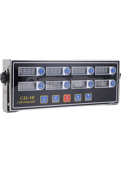 Cal-8b Taşınabilir Hesap Makinesi, 8 Kanal Dijital Zamanlayıcı, Mutfak Pişirme Zamanlaması LCD Ekran Saat Sallayarak Hatırlatma (Yurt Dışından) indirimleri