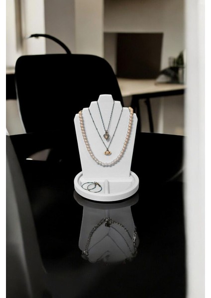 Şık Takı Düzeni, Beyaz, Organizer ve Manken, Evinize ve Mağazanıza Özel fiyatları