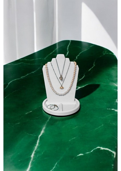 Şık Takı Düzeni, Beyaz, Organizer ve Manken, Evinize ve Mağazanıza Özel modelleri