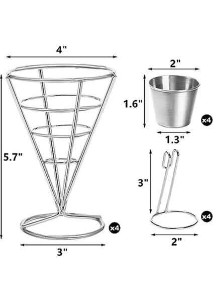 Patates Kızartması Sepeti Tek Başlı Patates Kızartması Rafı 7 Adet Patates Kızartması Dakları Kızarmış Tavuk Pişmiş Gıda Sergileme Standı (Yurt Dışından) fiyatları