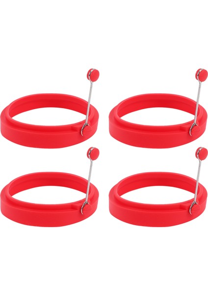 Yumurta Halkası Silikon Yumurta Gözleme Kalıbı Pratik Yumurta Halkası Mutfak Gereçleri Pişirmek Için, 4 Parça (Yurt Dışından)