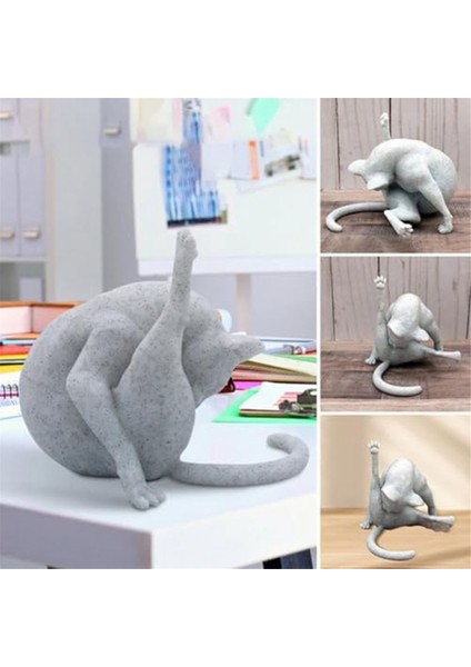 Kedi Heykeli Komik Kediler Figürü, Kedi Severler Için Kedi Figürleri, Kedi Heykelleri Ev Dekoru, Kedi Severler Için Kedi Hediyeleri (Yurt Dışından) fırsatları