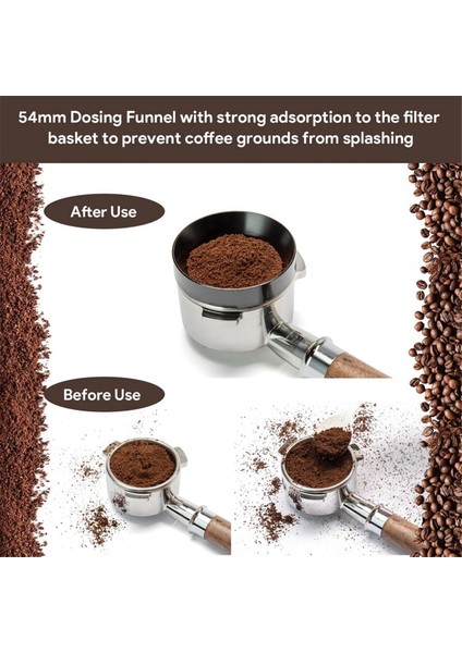 54MM Espresso Kahve Aksesuarları Seti Breville 8 Serisi Için Espresso Tamper Seti: Aksesuarlarla 54MM Kahve Tamper Seti (Yurt Dışından) indirimleri