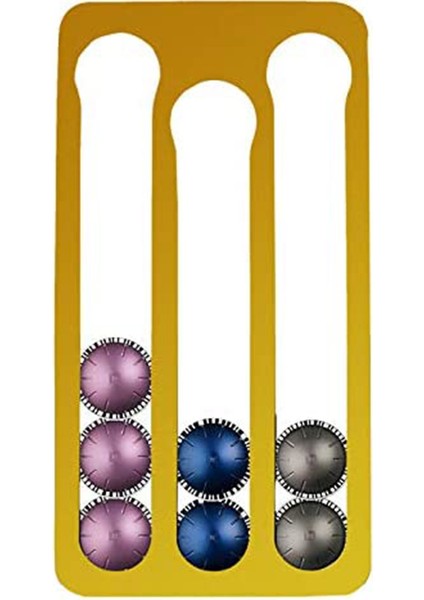 Nespresso Vertuo Kapsülleri Için Kahve Kapsülü Tutucu, Kahve Kapsülleri Için Duvara Monte Depolama Rafı, Kapasite: 17, Siyah (Yurt Dışından) modelleri