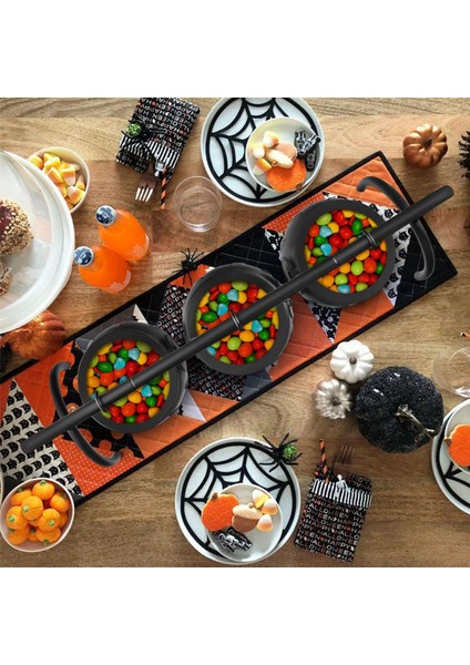 Cadılar Bayramı Cadılar Kazanı Hizmet Yay Spooky Şeker Kovası Kazanı Cadılar Bayramı Ev Kapalı Parti Süslemeleri Için (Yurt Dışından) modelleri