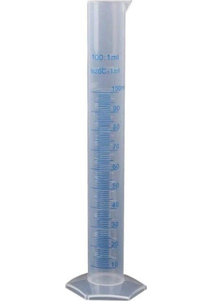 Laboratuvar Için Ölçüm Silindiri Plastik Mezun Tüp Aracı (100ML) (Yurt Dışından)