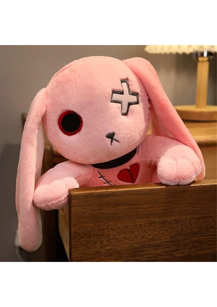 Çılgın Tavşan Peluş Tavşan Oyuncak Korkunç Tavşan Doldurulmuş Tavşan Hayvan Yastığı, Doğum Günü Hediyesi, Pembe (Yurt Dışından) modelleri