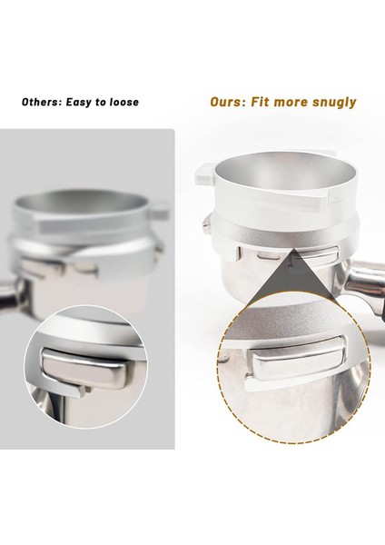 Espresso Dozajlama Hunisi, 54MM Breville Portafilter ile Uyumlu Alüminyum Metal Ista Kahve Dozajlama Hunisi - Siyah (Yurt Dışından) fiyatları