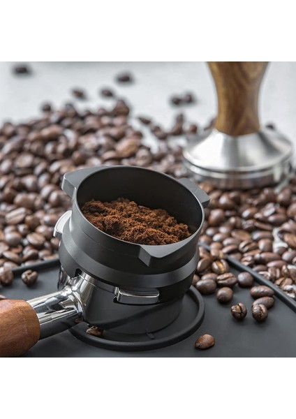 Espresso Dozajlama Hunisi, 54MM Breville Portafilter ile Uyumlu Alüminyum Metal Ista Kahve Dozajlama Hunisi - Siyah (Yurt Dışından) fırsatları