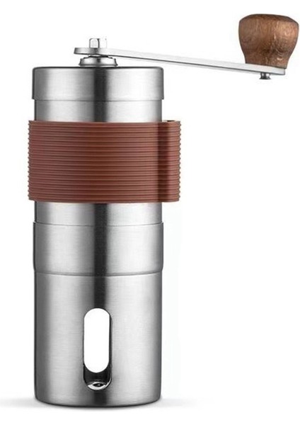 Manuel Kahve Değirmeni Taşınabilir El Kahve Çekirdeği Öğütücü Ev Ofis Seyahat Espresso Için Ölçekli Görselleştirme ile (Yurt Dışından)