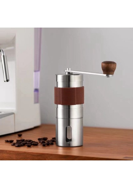 Manuel Kahve Değirmeni Taşınabilir El Kahve Çekirdeği Öğütücü Ev Ofis Seyahat Espresso Için Ölçekli Görselleştirme ile (Yurt Dışından) modelleri
