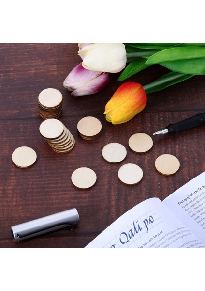 200 Parça Bitmemiş Ahşap Dilimler Yuvarlak Disk Daire Ahşap Parçalar Zanaat Için Ahşap Kesikler Süsler (1.5 Inç) (Yurt Dışından) modelleri