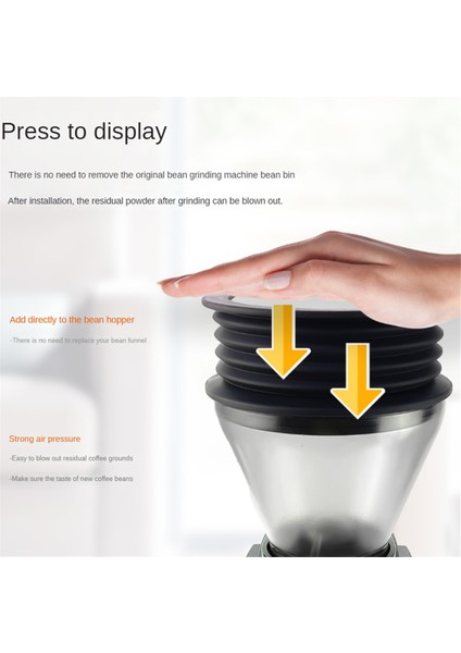 Kahve Çekirdekleri Öğütücü Tek Doz Haznesi Atza Silikon Körük Öğütücü Kutusu Üfleme Tozu Temiz Aracı (Yurt Dışından) fırsatları