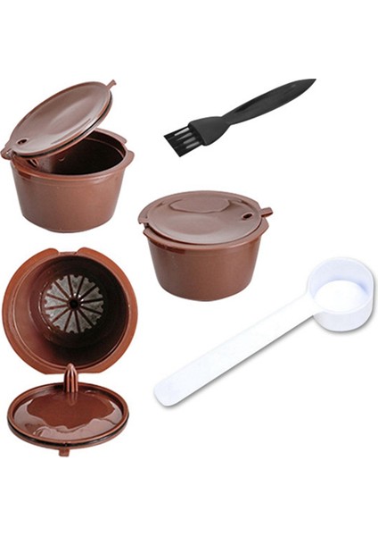 Dolce Gusto Makinesi Için Yeniden Kullanılabilir Pod Yeniden Doldurulabilir Filtre Pod Kapsül Fincan Kahve, Siyah (Yurt Dışından) fırsatları