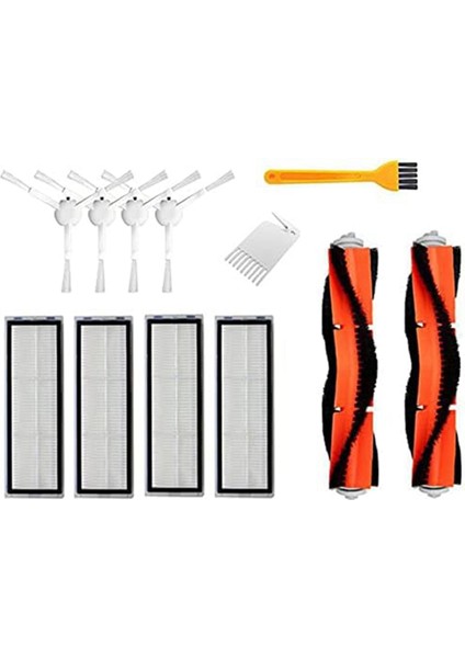 Hepa Filtre Yan Fırçalar Paspas Bezi Xiaomi Mijia Vakum 1c 2c 1t F9 Elektrikli Süpürge STYTJ01ZHM ve STYTJ02ZHM (Yurt Dışından)