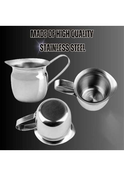 12 Adet Paslanmaz Çelik Kahve Kreması, Espresso Sürahisi 3 Oz Metal Krema Sürahisi, Krema Kupası Küçük Krema Dökme Sürahisi (Yurt Dışından) fiyatları