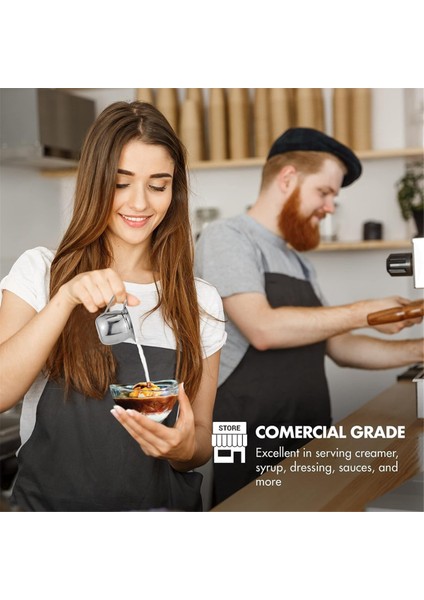 12 Adet Paslanmaz Çelik Kahve Kreması, Espresso Sürahisi 3 Oz Metal Krema Sürahisi, Krema Kupası Küçük Krema Dökme Sürahisi (Yurt Dışından) indirimleri