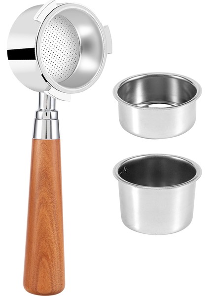 Espresso Portafilter 51MM Delonghi EC685 EC680 Kahve Dipsiz Portafilter ile 51MM 2 Adet Kahve Tozu Kase (Yurt Dışından) fırsatları