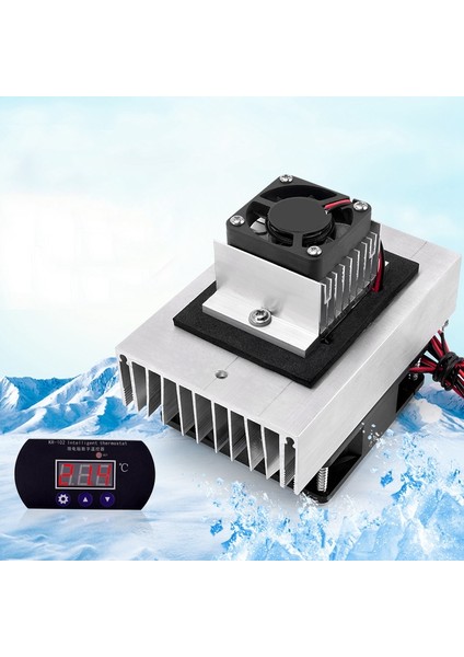 Dıy Peltier Soğutucu Kiti 12 V Yarı Iletken Soğutucu Peltier Soğutma Sistemi, Soğutucu Modülü Kiti + Termostat Seti, Abd Tak (Yurt Dışından) modelleri