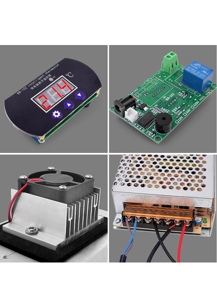 Dıy Peltier Soğutucu Kiti 12 V Yarı Iletken Soğutucu Peltier Soğutma Sistemi, Soğutucu Modülü Kiti + Termostat Seti, Abd Tak (Yurt Dışından) fırsatları