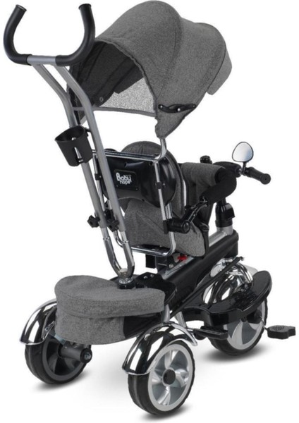 Star Üç Teker Bisiklet BH-9500 Kahve Ebeveyn Kontrollü Şişme Eva Tekerlekli Tricycle modelleri