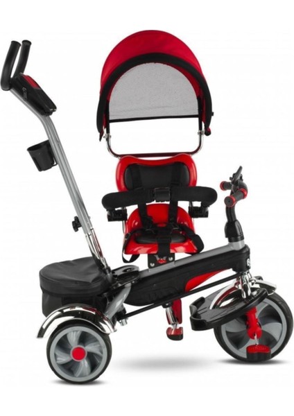 Star Üç Teker Bisiklet BH-9500 Kahve Ebeveyn Kontrollü Şişme Eva Tekerlekli Tricycle indirimleri