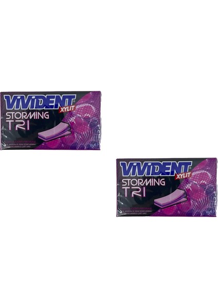 Storming Xylt Trı - Çilek, Ahududu ve Frenk Üzümü Aromalı Şekersiz Tatlandırıcılı Şerit Sakız (2 Adet) fiyatları