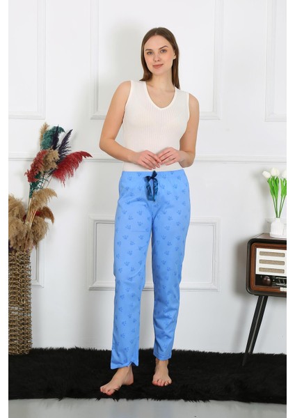 Kadın Pamuklu Tek Alt Pijama 27515 fırsatları