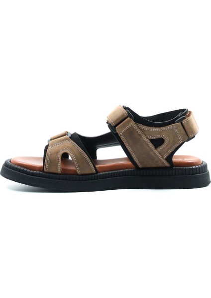 Hakiki Deri Erkek Klasik Sandalet 018MAG422-609 fiyatları