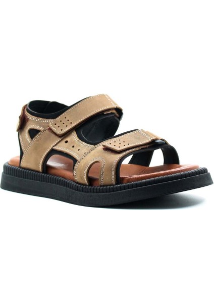 Hakiki Deri Erkek Klasik Sandalet 018MAG422-609 modelleri