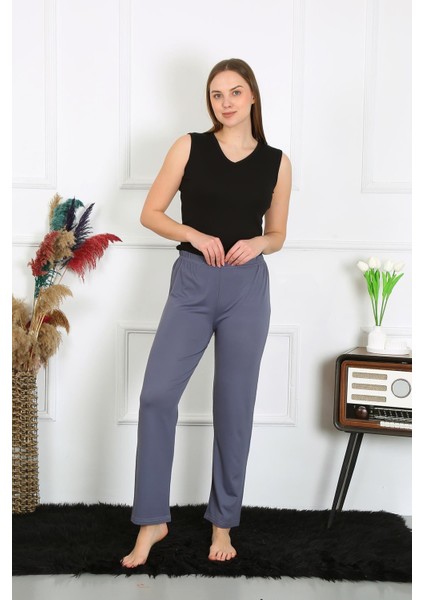 Kadın Pamuklu Tek Alt Pijama 27524