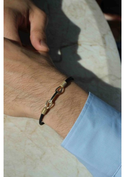 Altın Erkek Tasarım Bileklik