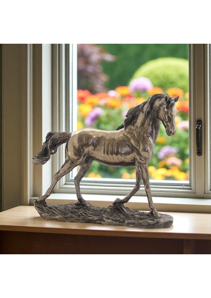 Veronese Biblolar-Wise Atlar-Wıse At Biblo-27*9*23,5 CM-JWU75200A1– Dekoratif Obje ve Koleksiyonluk Model