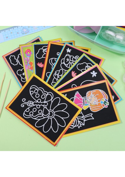 5 Adet Rastgele 1/10 Adet Kazı Kazan Kuşe Kağıt Komik Boyama Kağıdı Çizim Sopa ile Çocuklar Için Renkli Çizim Oyuncaklar Dıy Tatil Hediye 13X9.5 cm (Yurt Dışından) indirimleri