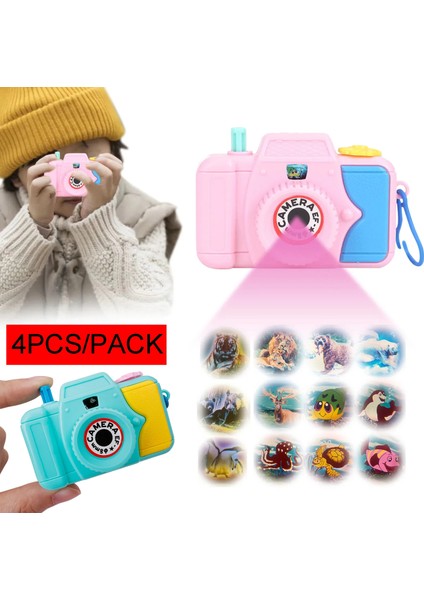 A-1pcs (Rastgele) 4/1 Adet Yaratıcı Komik Çocuklar Mini Kamera Oyuncak Karikatür Hayvan Desen Projeksiyon Çocuk Eğitici Oyuncaklar Doğum Günü Partisi Hediyeleri (Yurt Dışından) fiyatları
